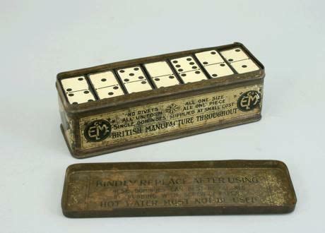 old metal dominos box|Vintage Dominoes for sale .